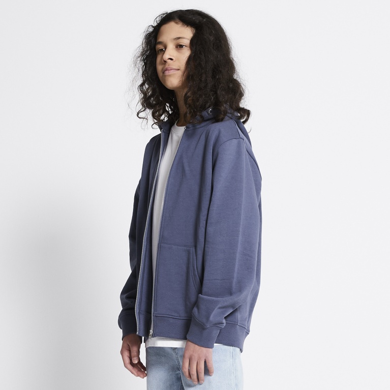 Zip hoodie "Tom star" Indigo